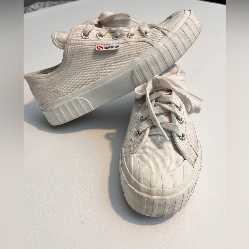 Superga 2630 Cotu Canvas Sneakers 7.5 White